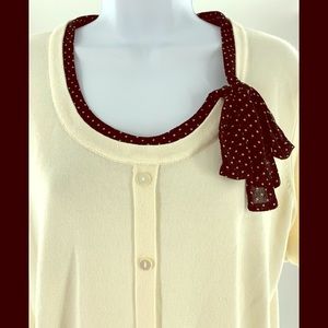Sag Harbor Soft Knit Top Size LP